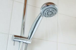 updated shower head that helps save water