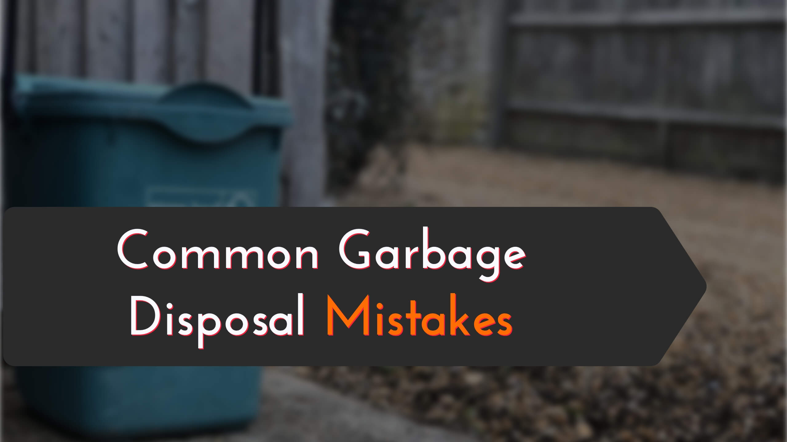 Common Garbage Disposal Mistakes Every Homeowner Should Avoid